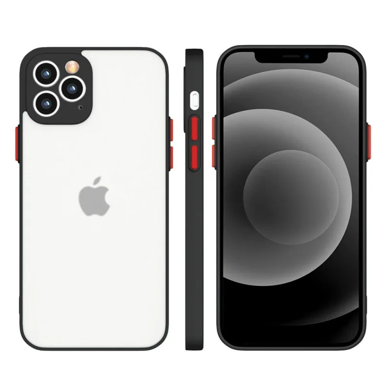 Silikónové flexibilné priesvitné puzdro Milky Case pre Samsung Galaxy S21+ 5G (S21 Plus 5G) čierne
