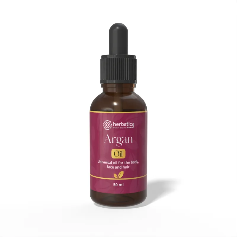 Herbatica Arganový olej 100% BIO prírodný, za studena lisovaný - Objem: 50 ml