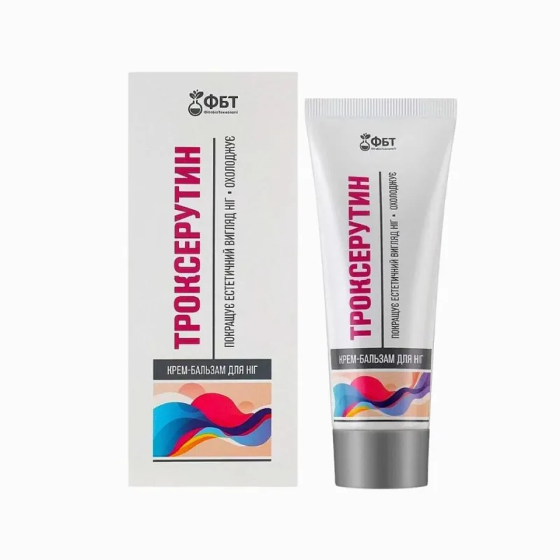 OOO Fitobiotechnologii Krém-balzam na nohy Troxerutin - 75ml -