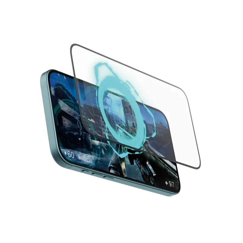 PanzerGlass ochranné sklo UWF Gaming pre iPhone 16 Plus/15 Plus - Black Frame