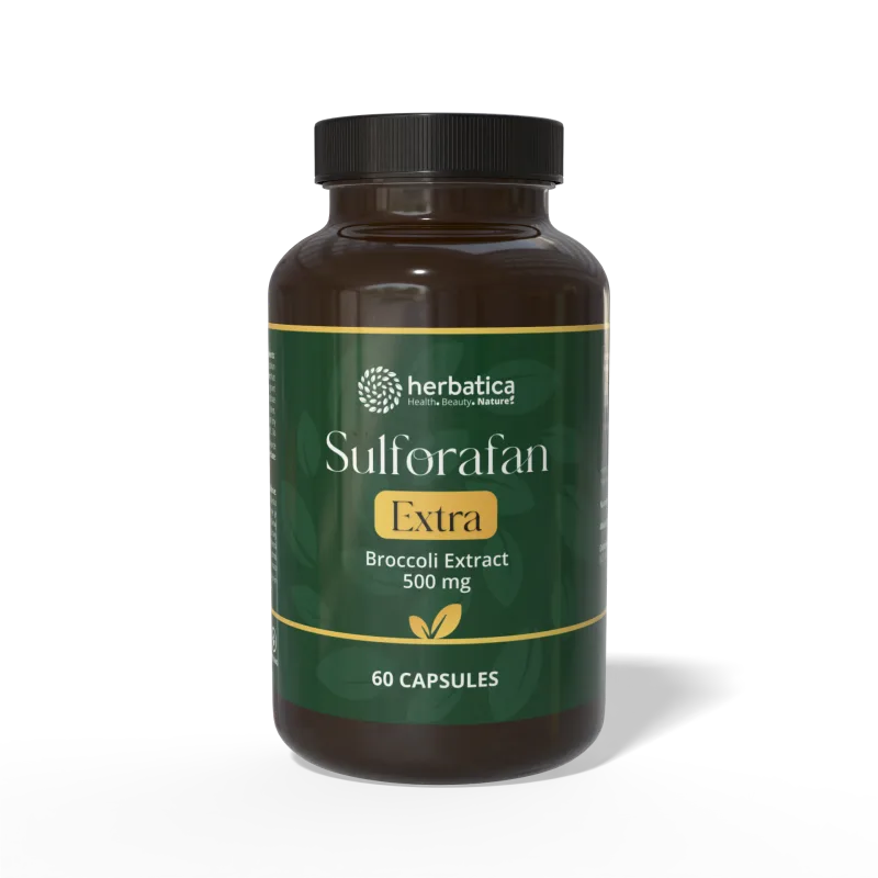 Herbatica Sulforafán EXTRA - extrakt z brokolice 500 mg, 60 kapsúl -