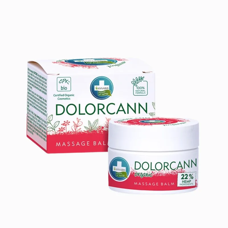 Annabis DOLORCANN BIO konopná masážna masť s mentolom - 50 ml -