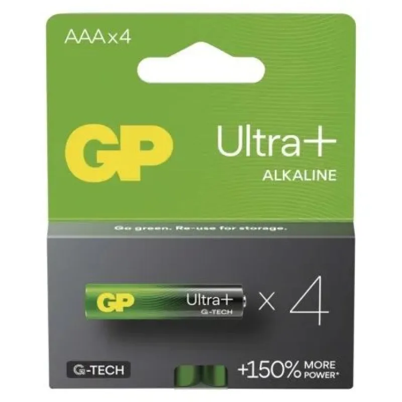 EMOS GP Alkalická batéria Ultra Plus LR03 (AAA) 4ks