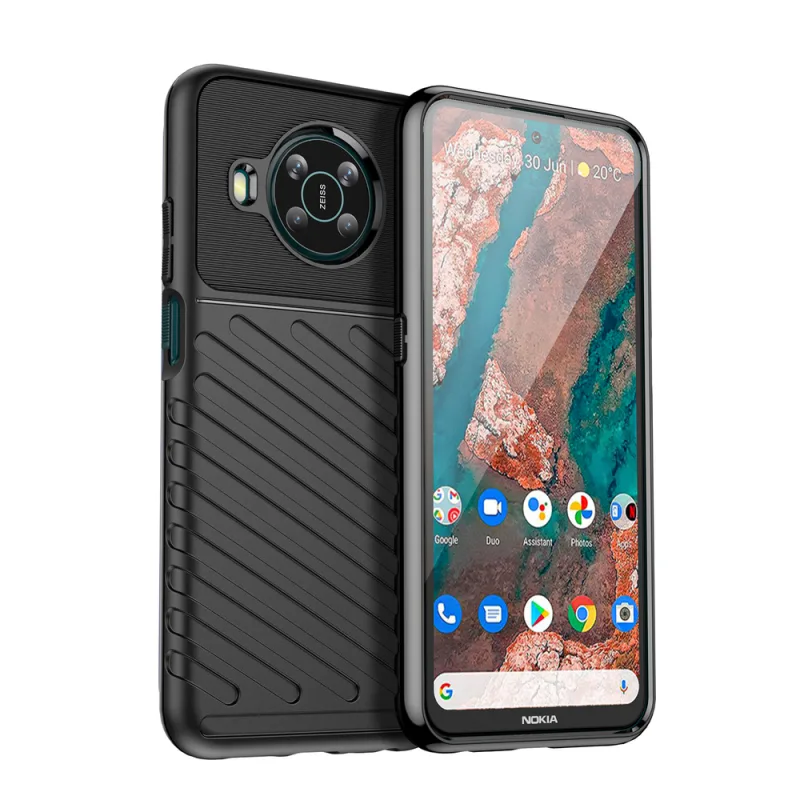 Thunder Case flexibilný pancierový kryt pre Nokia X100 čierny