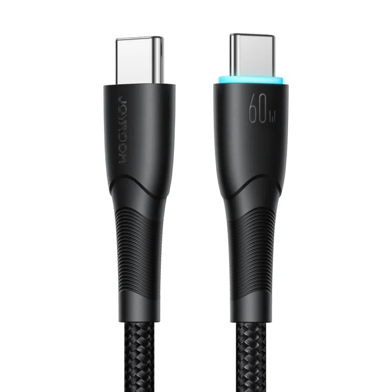 Joyroom Starry Series SA32-CC3 USB-C / USB-C kábel 60W 1m - čierny