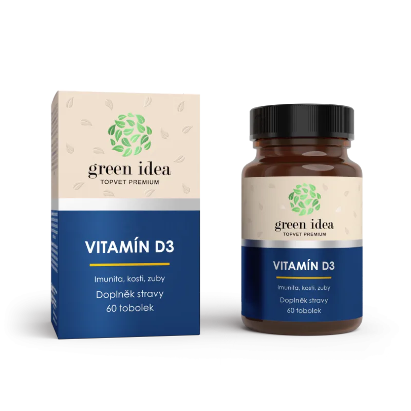 Green idea Vitamín D3 – kapsuly 60 ks –