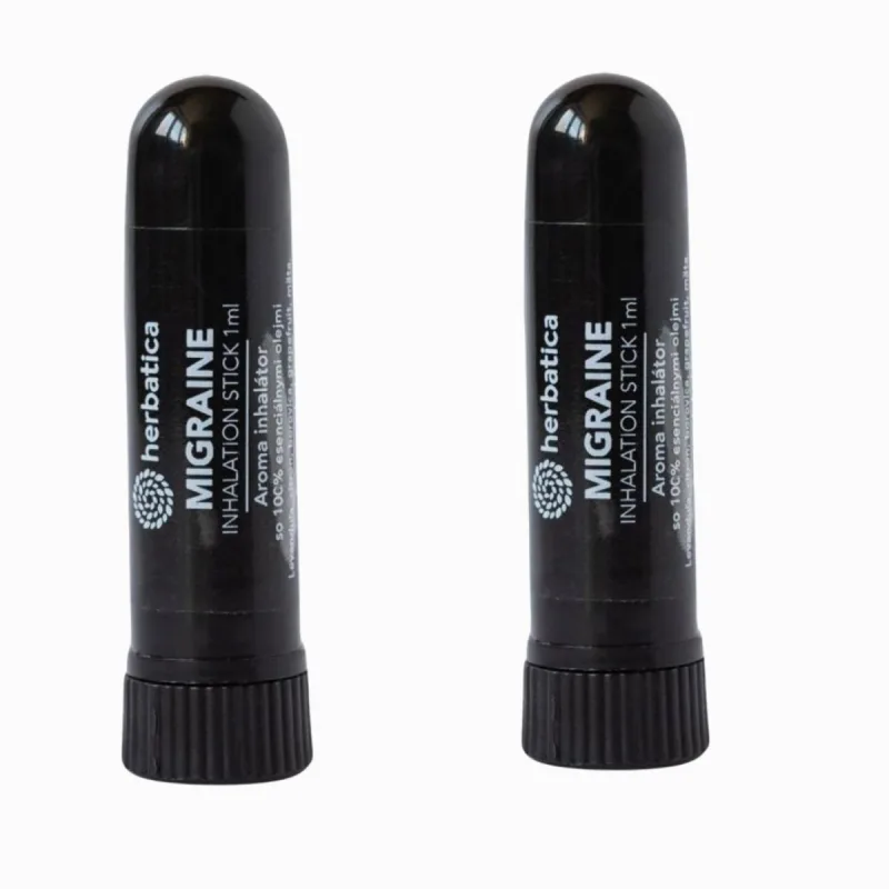 Herbatica Zvýhodnený set: 2x Nosný inhalátor Migréna - 1ml -
