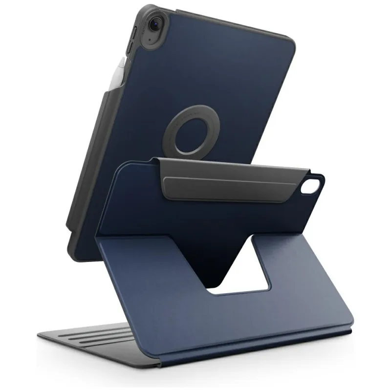 Uniq Rovus Snapmount Magnetic 360 rotačné odnímateľné puzdro pre iPad Air 11" 2024 / 2025 / iPad Air 10,9" 2020 / 2022 - námornícka modrá