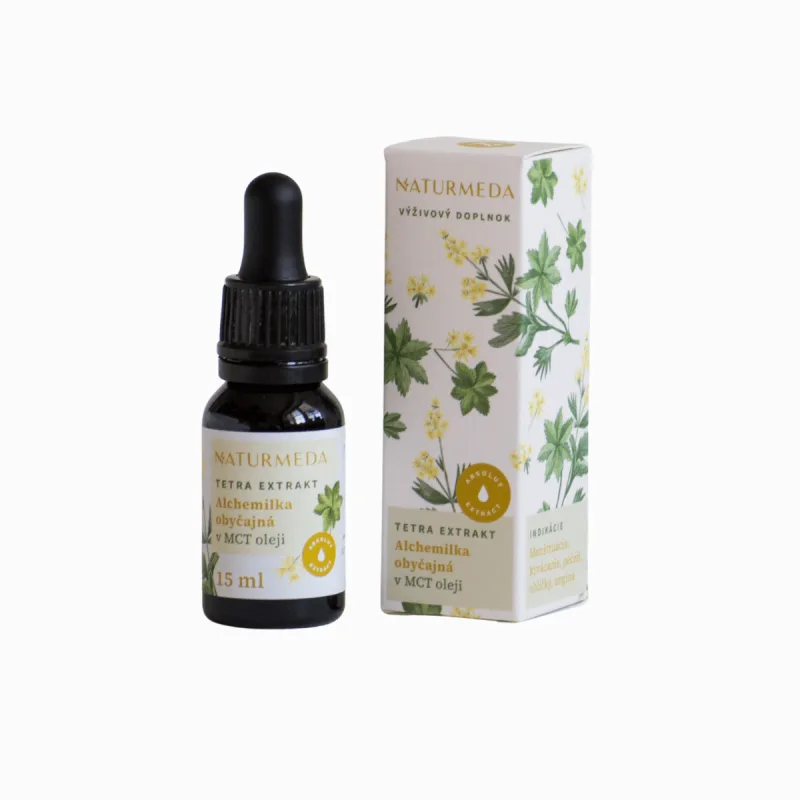 Naturmeda Alchemilka obyčajná – Tetra bylinný extrakt - 15 ml -