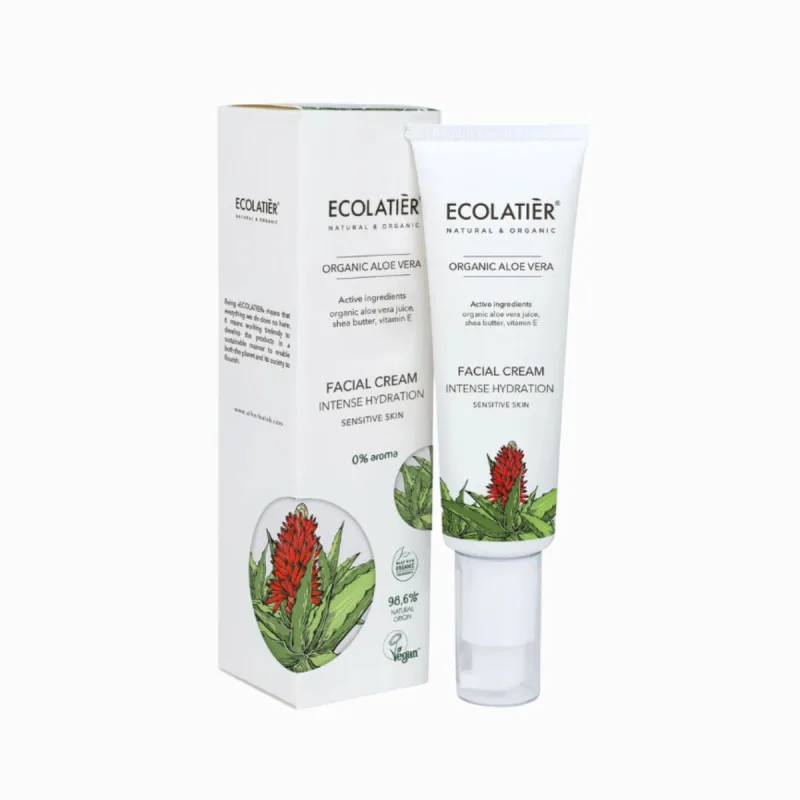 EcoLatier Pleťový krém intenzívne hydratačný Organic Aloe Vera - 50ml -
