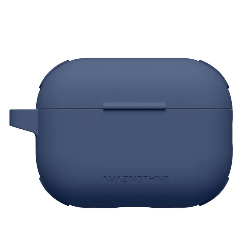 Silikónové puzdro AmazingThing Omni Case pre AirPods Pro 2 – tmavomodré