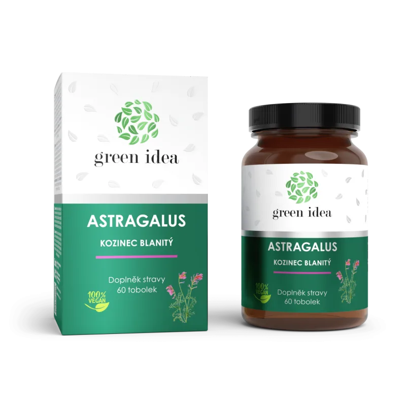 Green idea Astragalus – Kozinec blanitý – kapsuly 60 ks –
