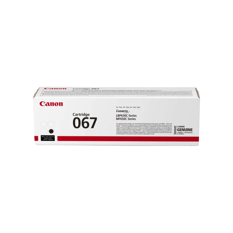 Canon TONER 067 černá pro i-SENSYS LBP631Cw, LBP633Cdwa, MF651Cw, …