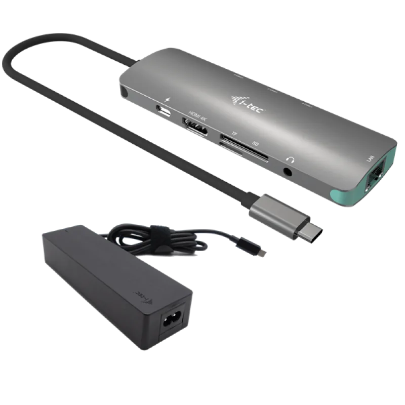 i-tec USB-C Metal Nano Docking Station 4K HDMI LAN with Power Delivery…