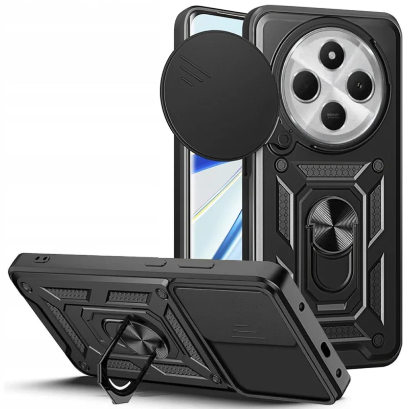 Puzdro Tech-Protect CamShield Pro pre Xiaomi Redmi 14C / Poco C75 - čierne