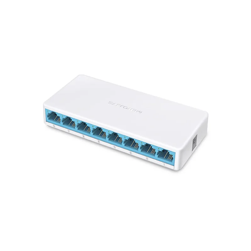 Mercusys MS108 8x10/ 100 mini desktop switch, plastic case MS108
