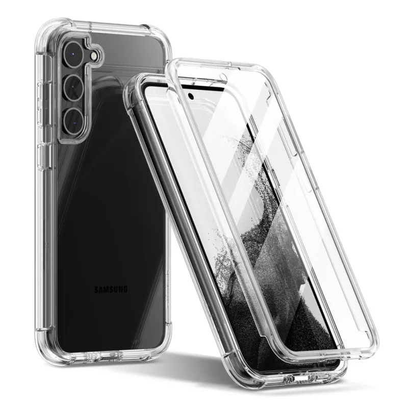 Kevlarové puzdro Tech-Protect pre Samsung Galaxy S23+ – priehľadné