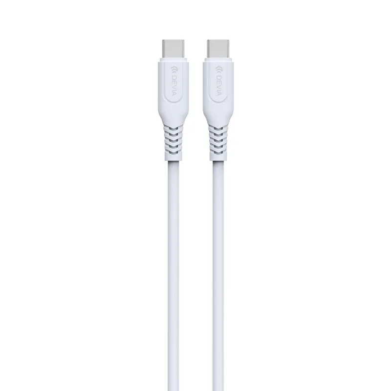Devia kábel USB-C to USB-C GRS Series Cable 1m - White 6938595399633