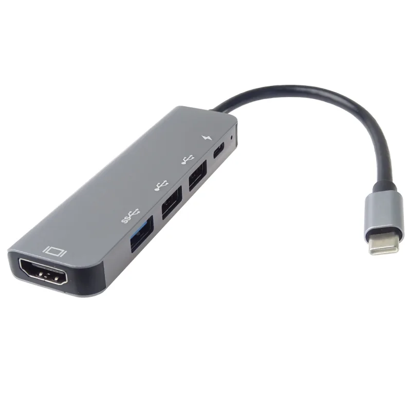 PremiumCord USB-C na HDMI + USB3.0 + 2x USB2.0 + PD(power delivery)…