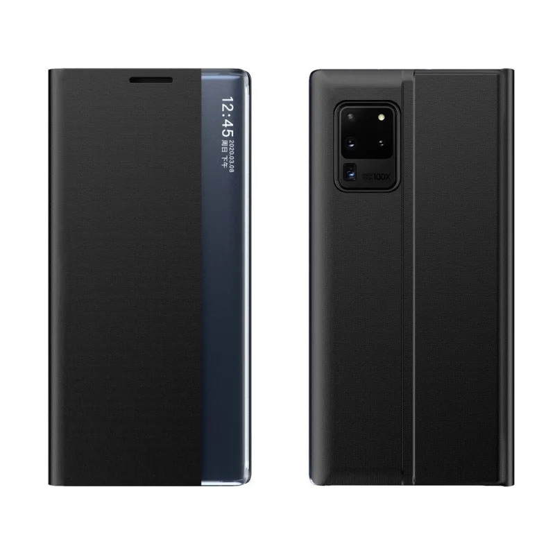 Nové puzdro Sleep Case Puzdro typu Bookcase s funkciou stojančeka pre Samsung Galaxy A02s EU black
