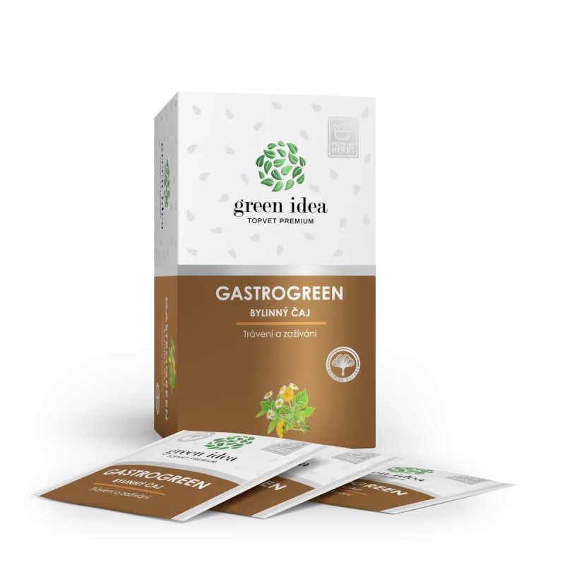 Green idea Herbex Gastrogreen - bylinný čaj 20 vrecúšok -