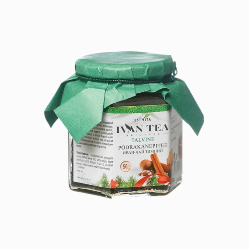 Estvita Ivan čaj Zimný mix v skle - 50 g -
