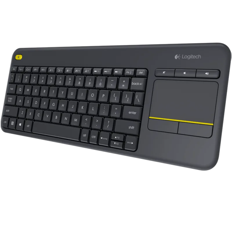 Logitech K400 plus/ Bezdrôtová USB/ CZ- SK layout/ Čierna 920-007151