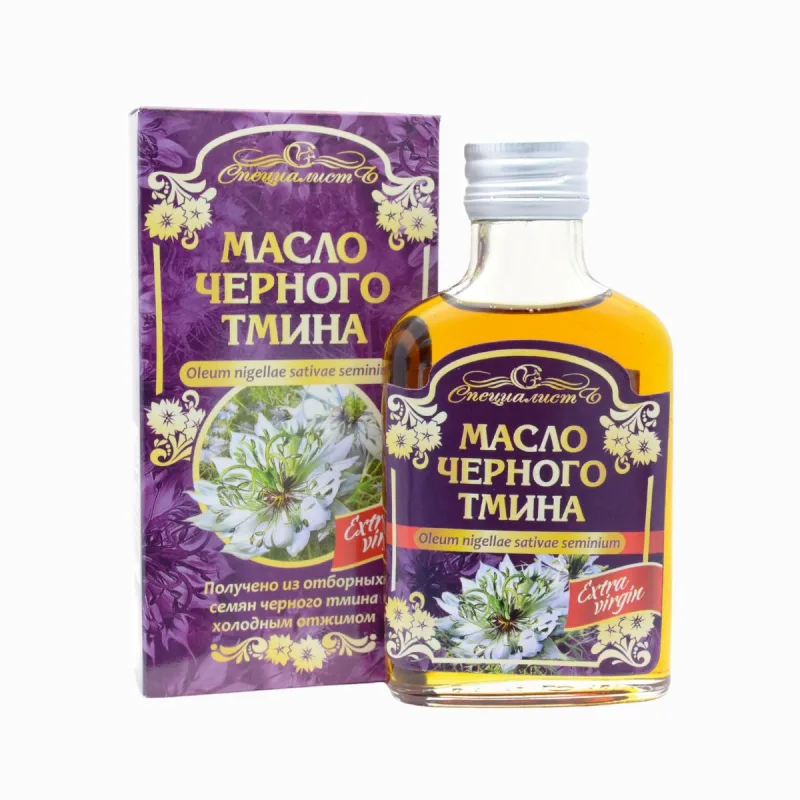 Specialist 100% olej z čiernej rasce, za studena lisovaný, panenský - Objem: 100 ml