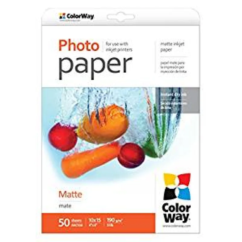 ColorWay Fotopapier Matný 190g/m,20ks,A4 PM190020A4