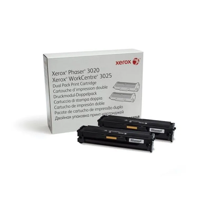 Toner Xerox čierny pre Phaser 3020/ 3025 Dvojbalenie (3000 ks) 106R03048