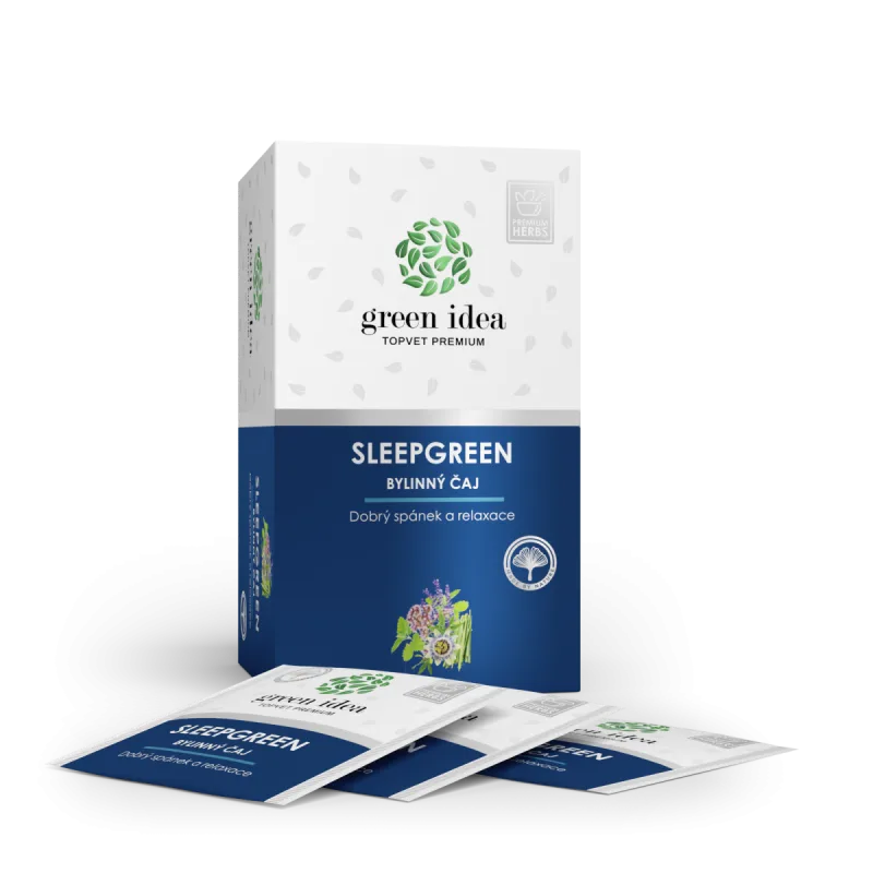 Green idea Herbex Sleepgreen - bylinný čaj 20 vrecúšok -