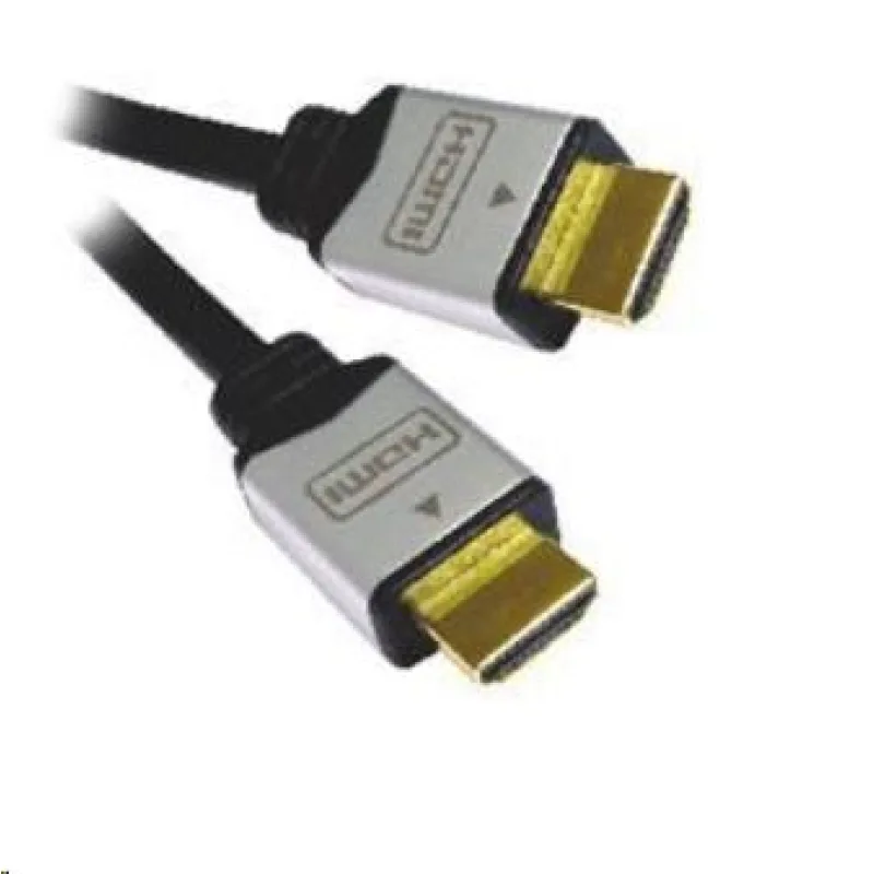 Kábel PREMIUMCORD HDMI A - HDMI A M/ M 2 m pozlátené a kovové HQ…