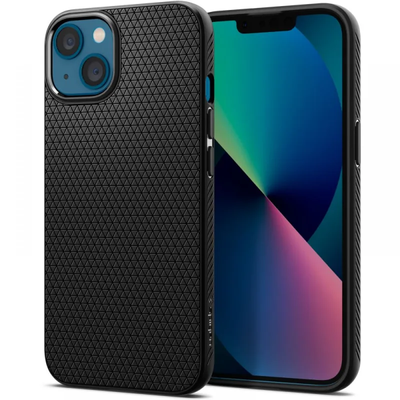 Puzdro Spigen Liquid Air na iPhone 13 – matné čierne
