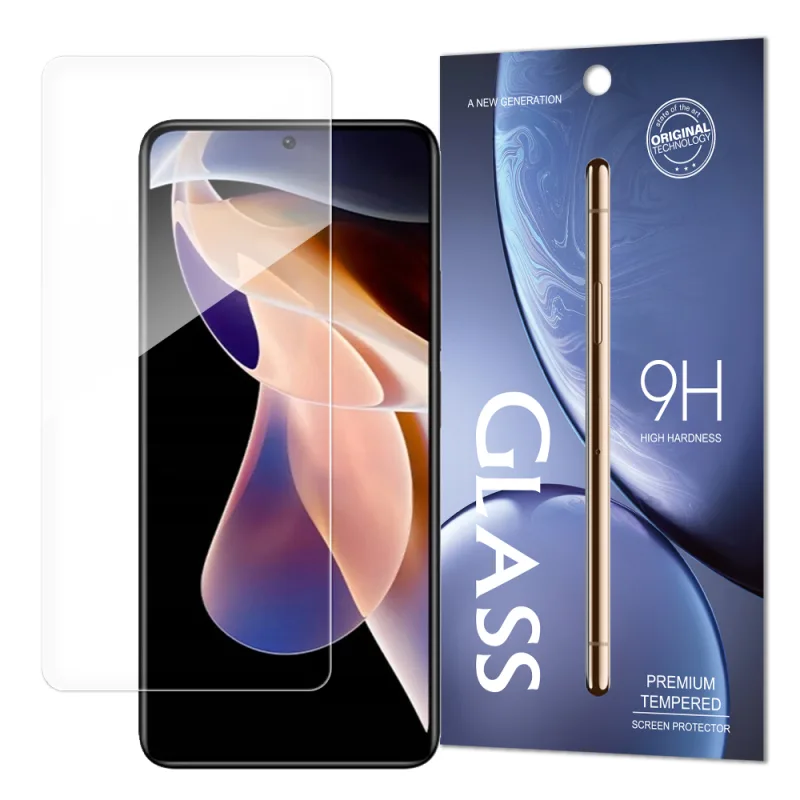 Tvrdené sklo 9H ochranná fólia na displej Xiaomi Redmi Note 11 Pro + / 11 Pro (balenie - obálka)
