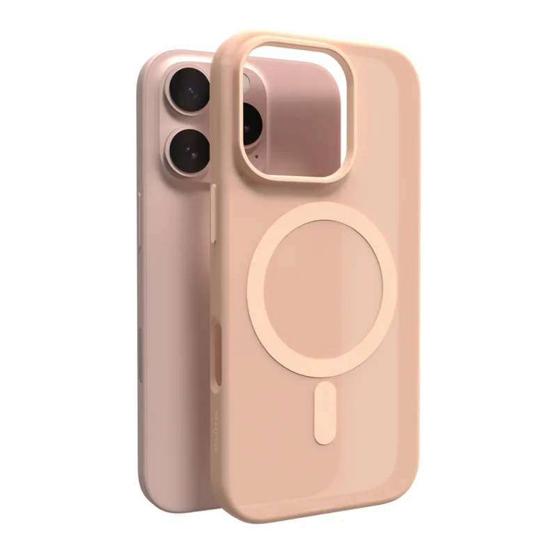 Silikónový obal Puro Daylight MagSafe pre iPhone 16 Pro – béžový