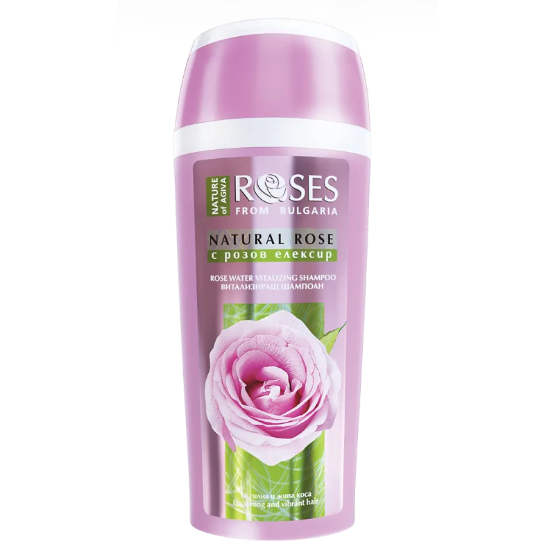 NATURE OF AGIVA Vitalizujúci šampón pre silné vlasy s ružovým elixírom 250 ml -