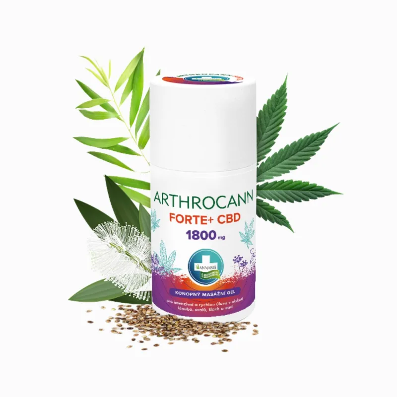 Annabis ARTHROCANN konopný masážny gél FORTE+1800 mg CBD - 90 ml -