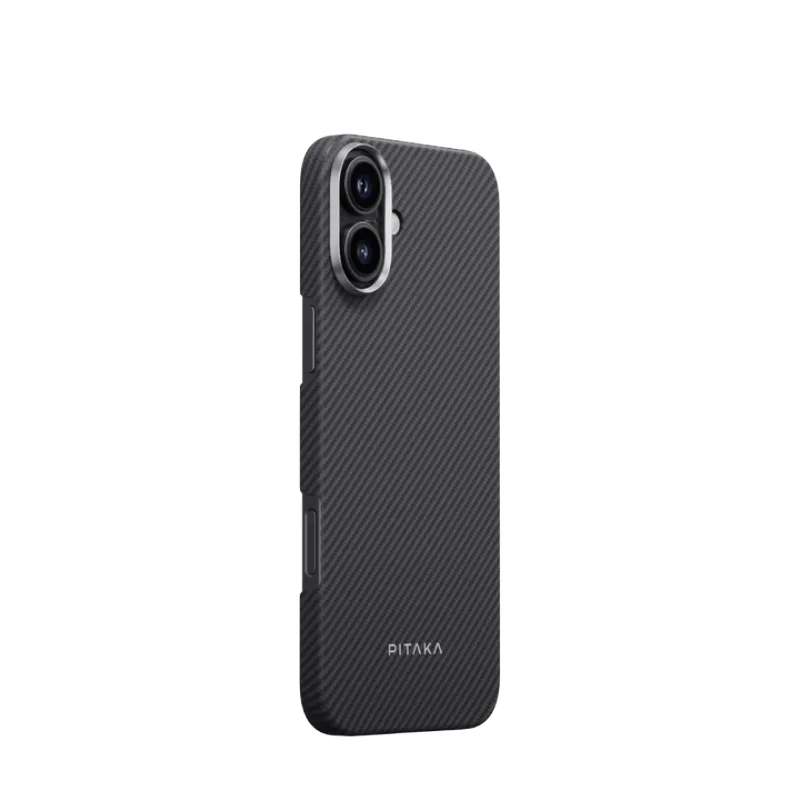 Pitaka kryt Ultra-Slim Case pre iPhone 16 - Black/Grey Twill