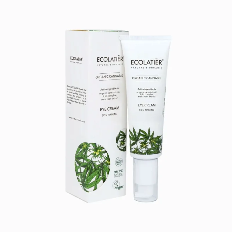 EcoLatier Očný krém spevňujúci Organic Cannabis - 30 ml -