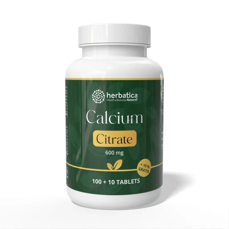 Herbatica Vápnik Citrát 600 mg - 110 tabliet -