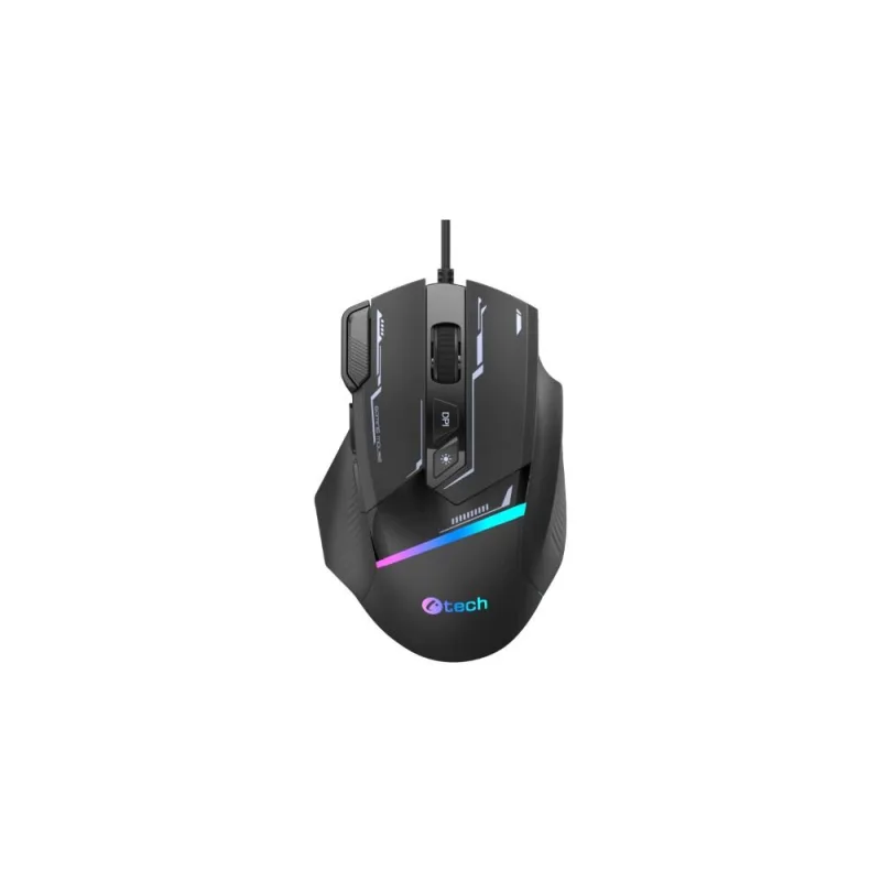 Herná myš C-TECH Zyra (GM-16), 7200 DPI, RGB, USB GM-16