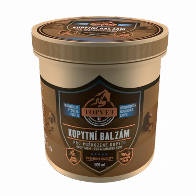 Green idea Kopytný balzam na poškodené kopyto pre kone – 500 ml –