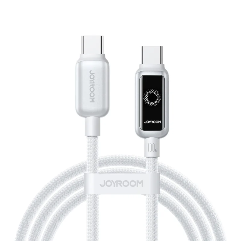 Kábel Joyroom S-A55 StarFlight 100 W USB-C – USB-C 1,2 m – biely