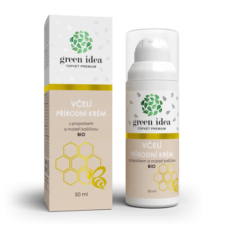 Green idea Včelí prírodný krém 50 ml -