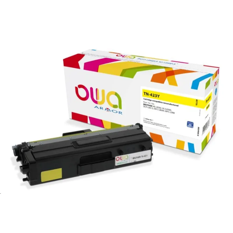OWA Armor toner pre BROTHER HL-L 8260, 4.000 str., com. s TN423Y žltá/…