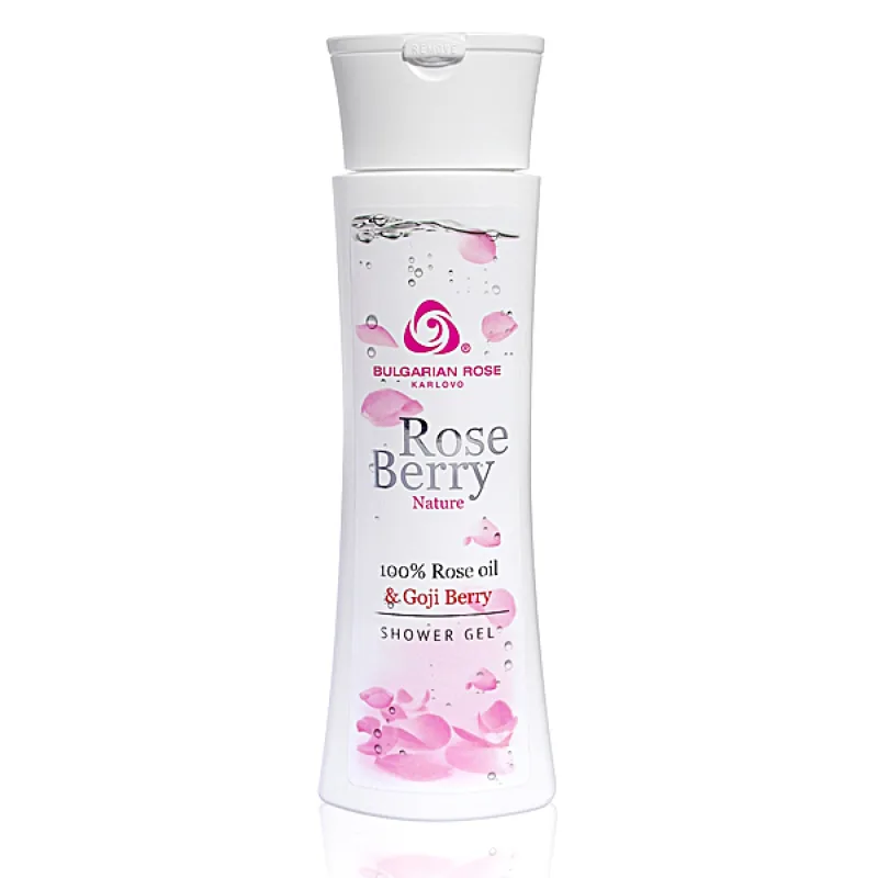 Bulgarian Rose Karlovo ROSE BERRY NATURE sprchový gél 200ml -