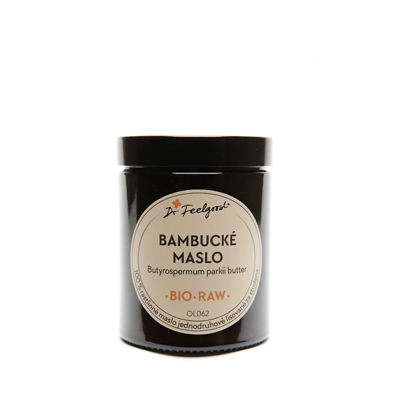 Dr. Feelgood Bambucké maslo BIO RAW - 180 ml -