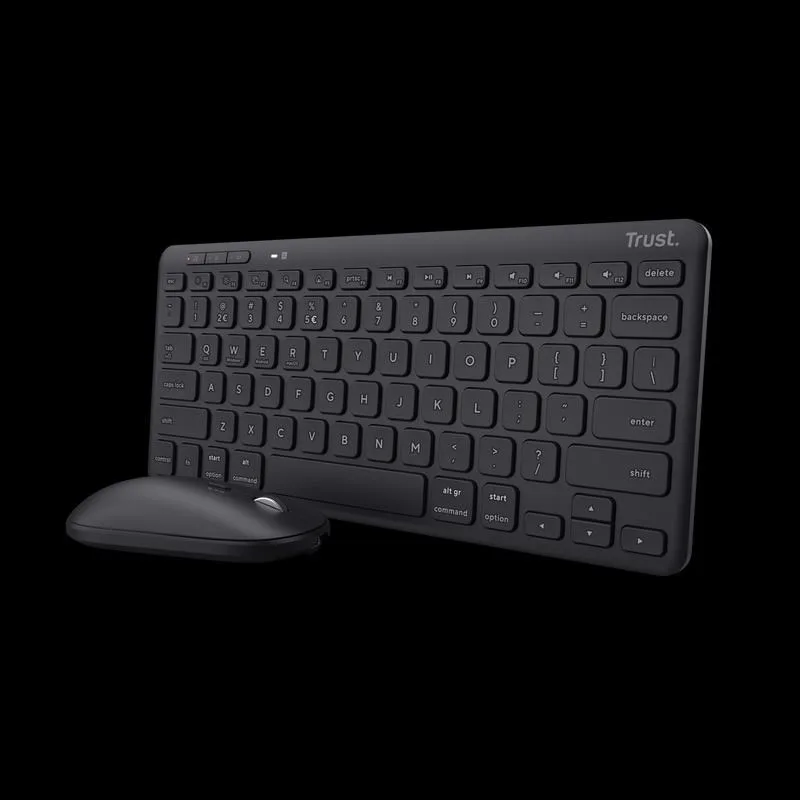 TRUST set bezdrátová klávesnice + myš LYRA WL KEYBOARD & MOUSE US 24843