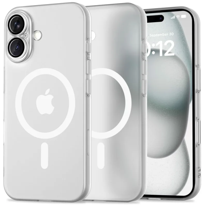 Puzdro Tech-Protect MagSlim MagSafe na iPhone 16 – čierne