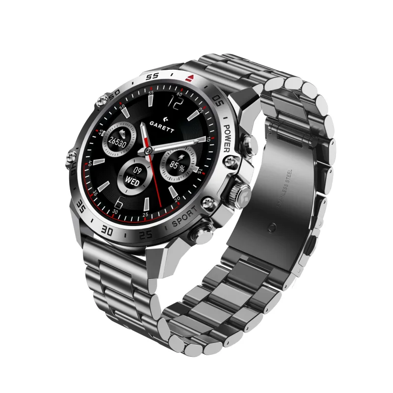 Garett Smartwatch V14 Silver Steel V14_SVR_STL